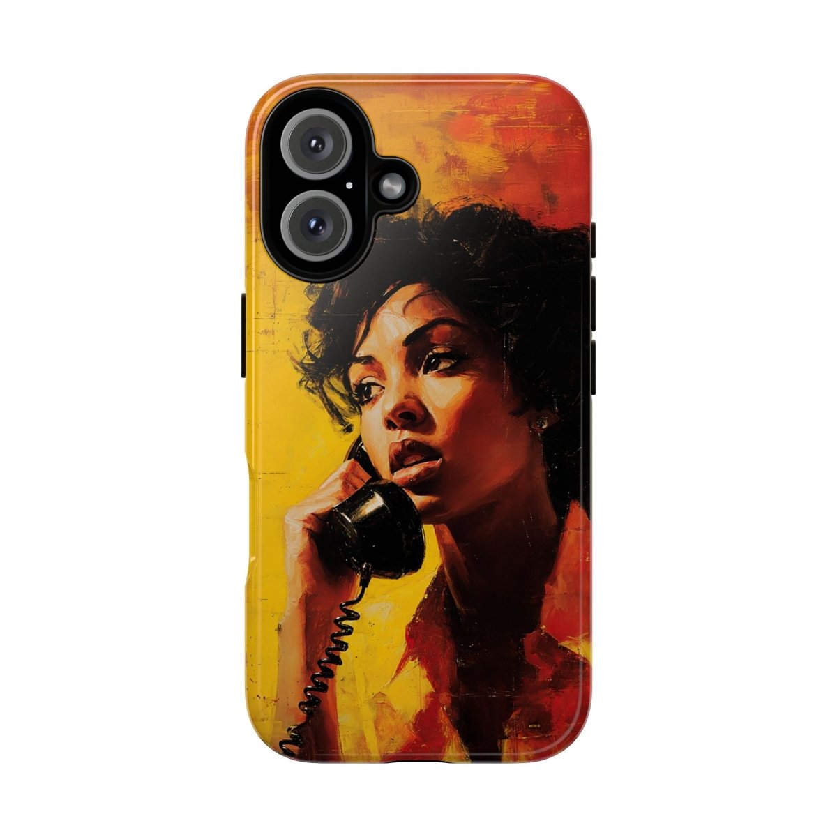 Pick Up the Phone Case - Afrocentric Art by The Trini Gee