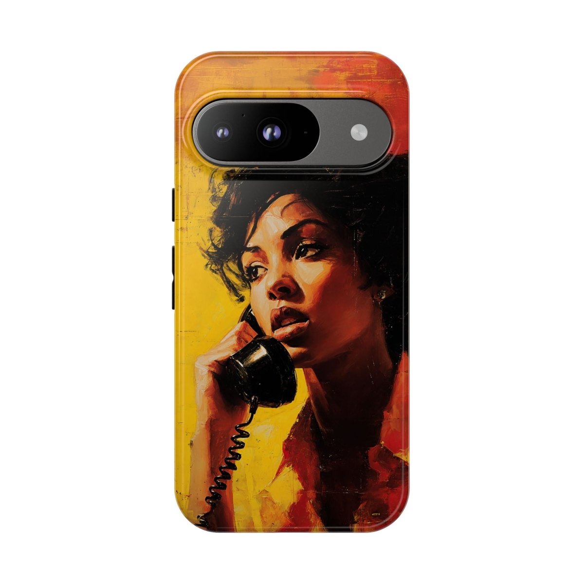 Pick Up the Phone Case - Afrocentric Art by The Trini Gee