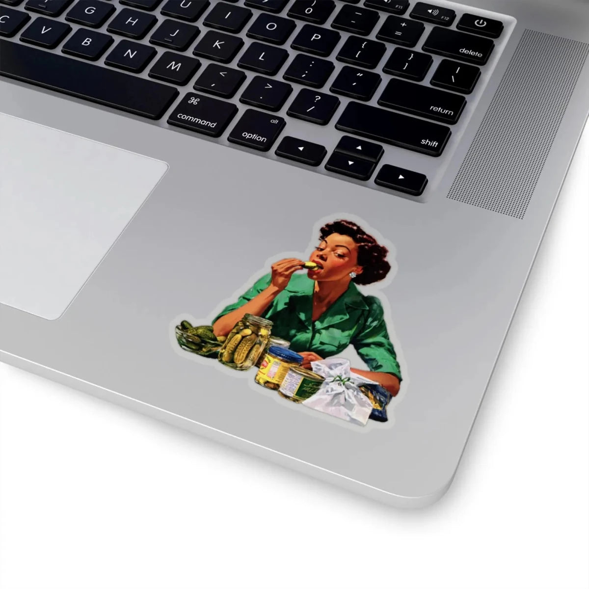 Pickle Bite Sticker - Afrocentric Art by The Trini Gee