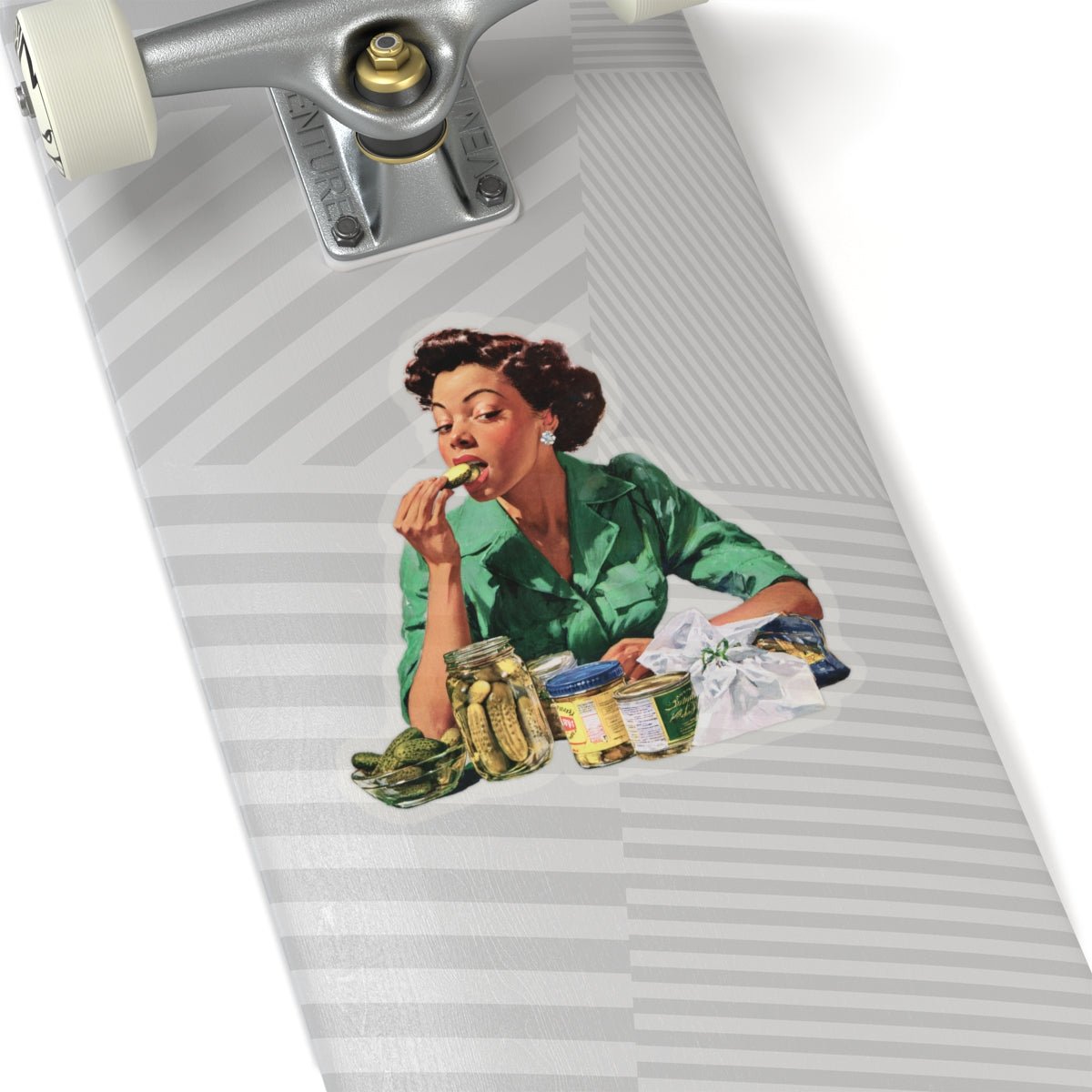 Pickle Bite Sticker - Afrocentric Art by The Trini Gee