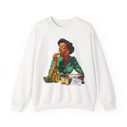 Pickle Bite Sweatshirt - Afrocentric Art by The Trini Gee