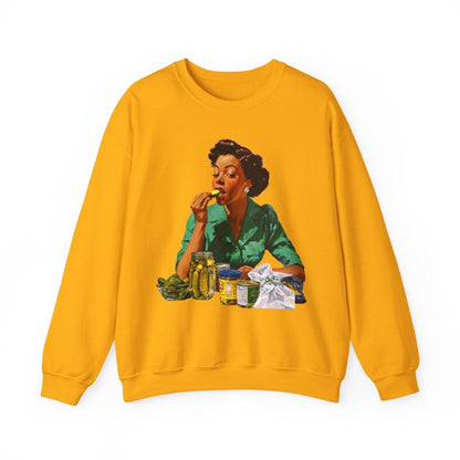 Pickle Bite Sweatshirt - Afrocentric Art by The Trini Gee