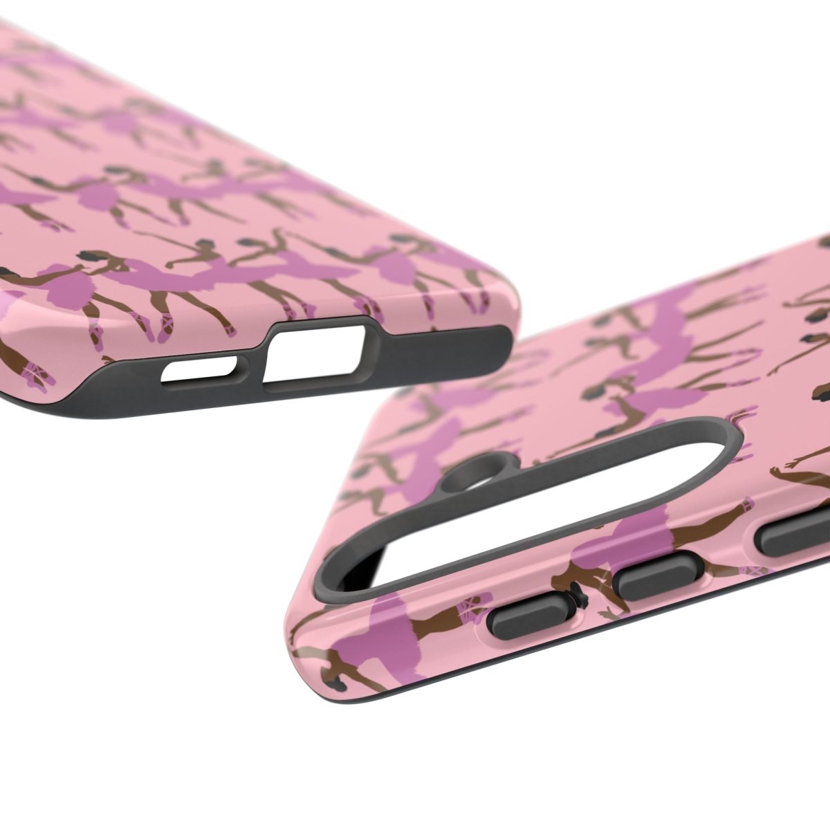 Pink Ballerinas Phone Case - Afrocentric Art by The Trini Gee