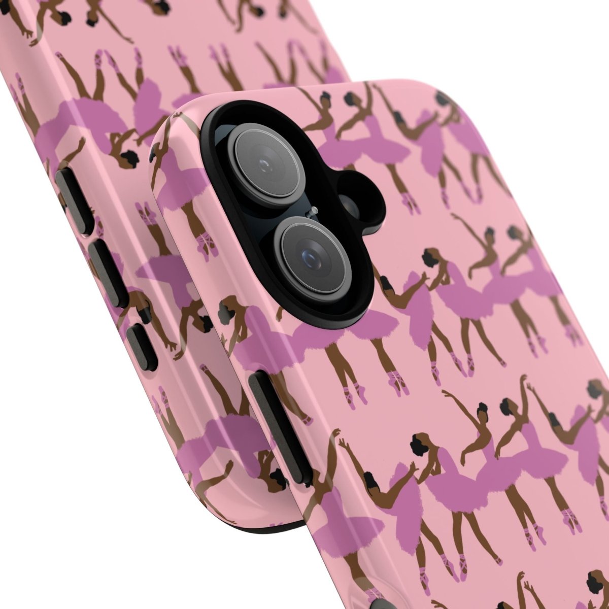 Pink Ballerinas Phone Case - Afrocentric Art by The Trini Gee