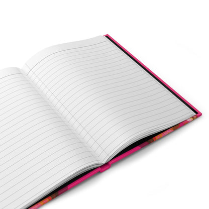 Pink Lady Floral Journal - Afrocentric Art by The Trini Gee