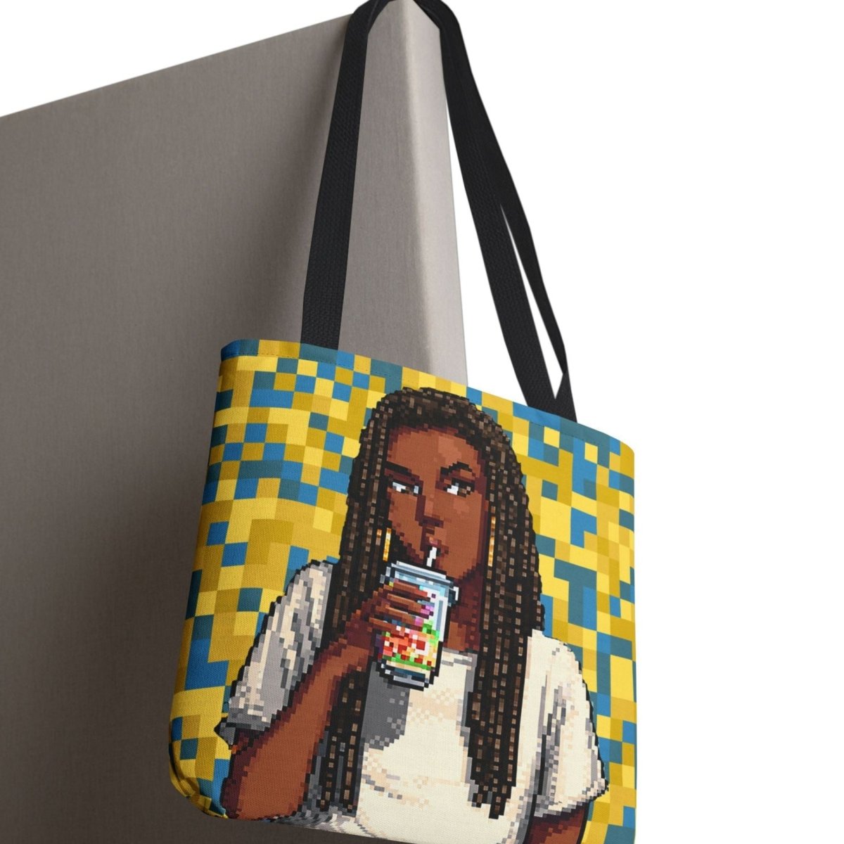Pixel Girl Tote - The Trini Gee