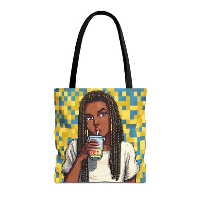 Pixel Girl Tote - The Trini Gee