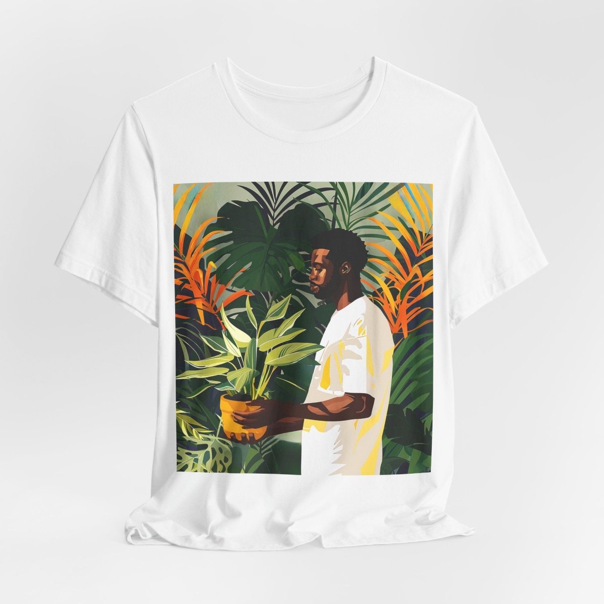 Plant Care T-Shirt - Afrocentric Art by The Trini Gee