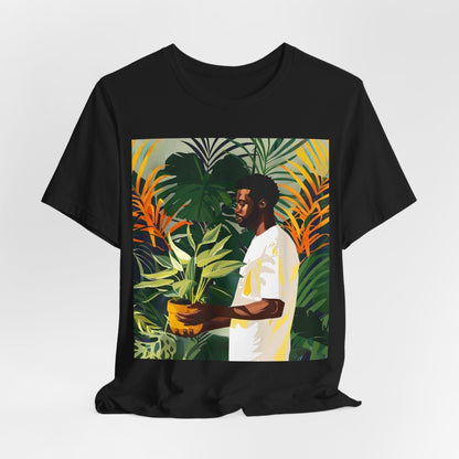 Plant Care T-Shirt - Afrocentric Art by The Trini Gee