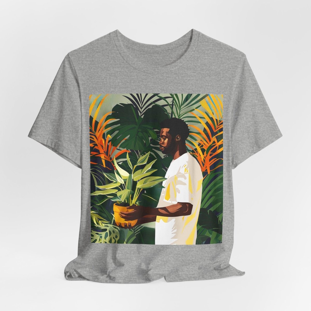 Plant Care T-Shirt - Afrocentric Art by The Trini Gee