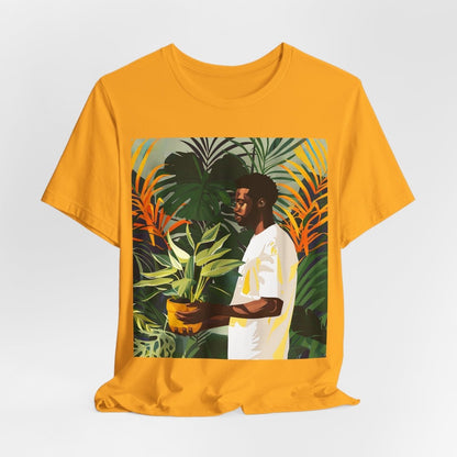 Plant Care T-Shirt - Afrocentric Art by The Trini Gee