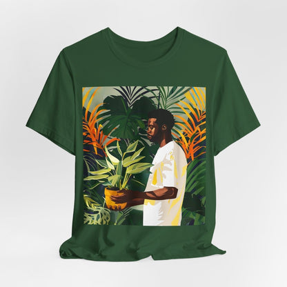 Plant Care T-Shirt - Afrocentric Art by The Trini Gee