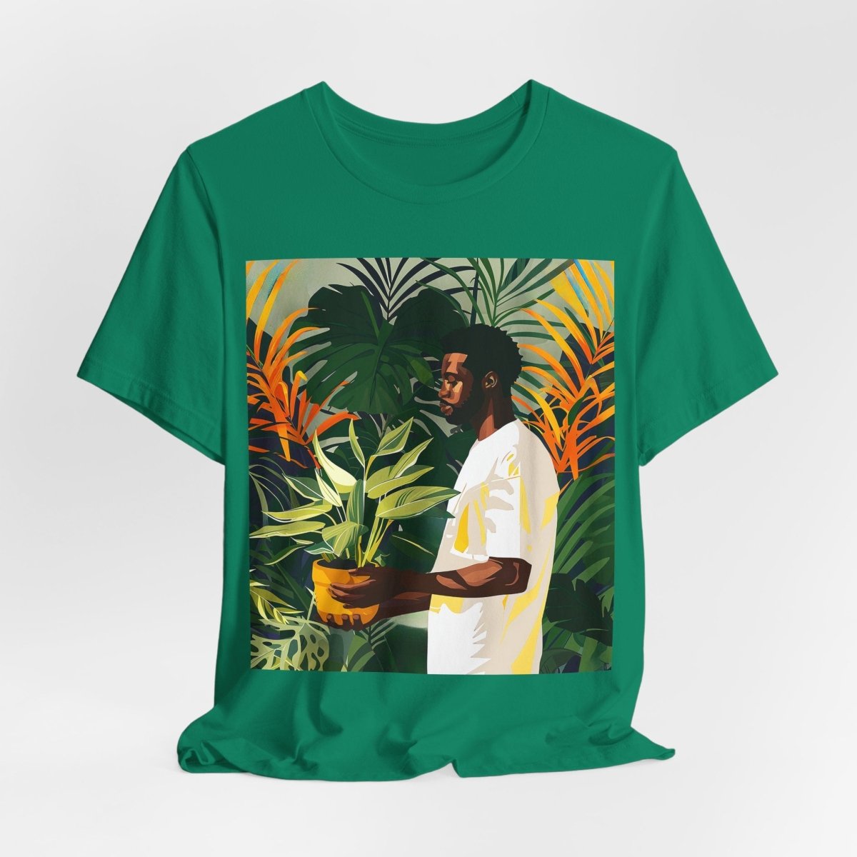 Plant Care T-Shirt - Afrocentric Art by The Trini Gee