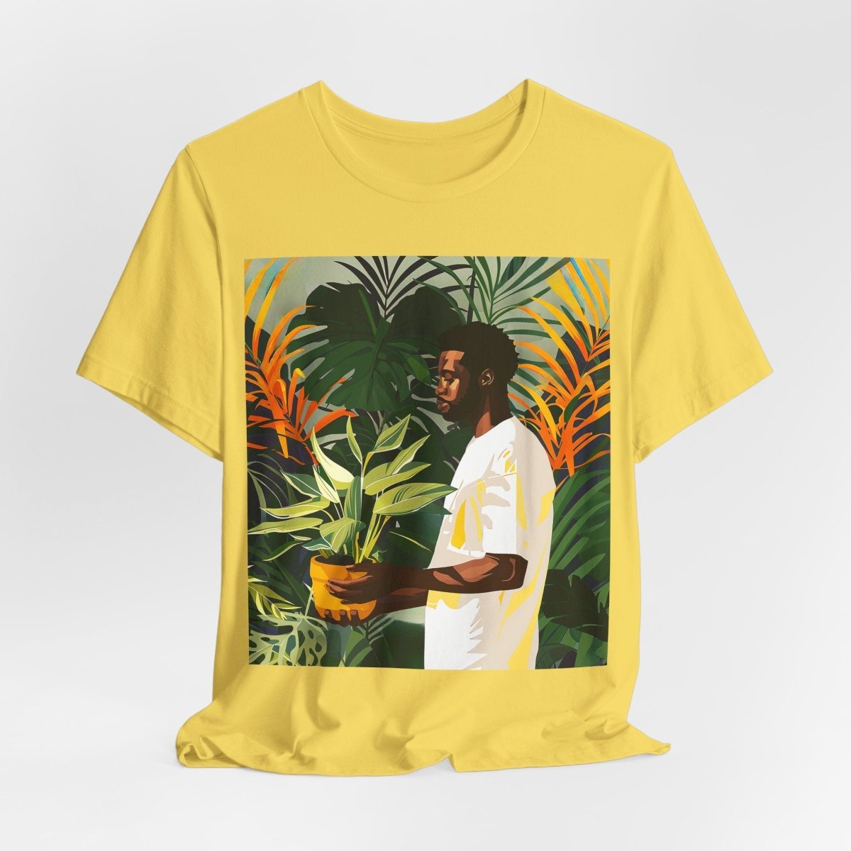 Plant Care T-Shirt - Afrocentric Art by The Trini Gee