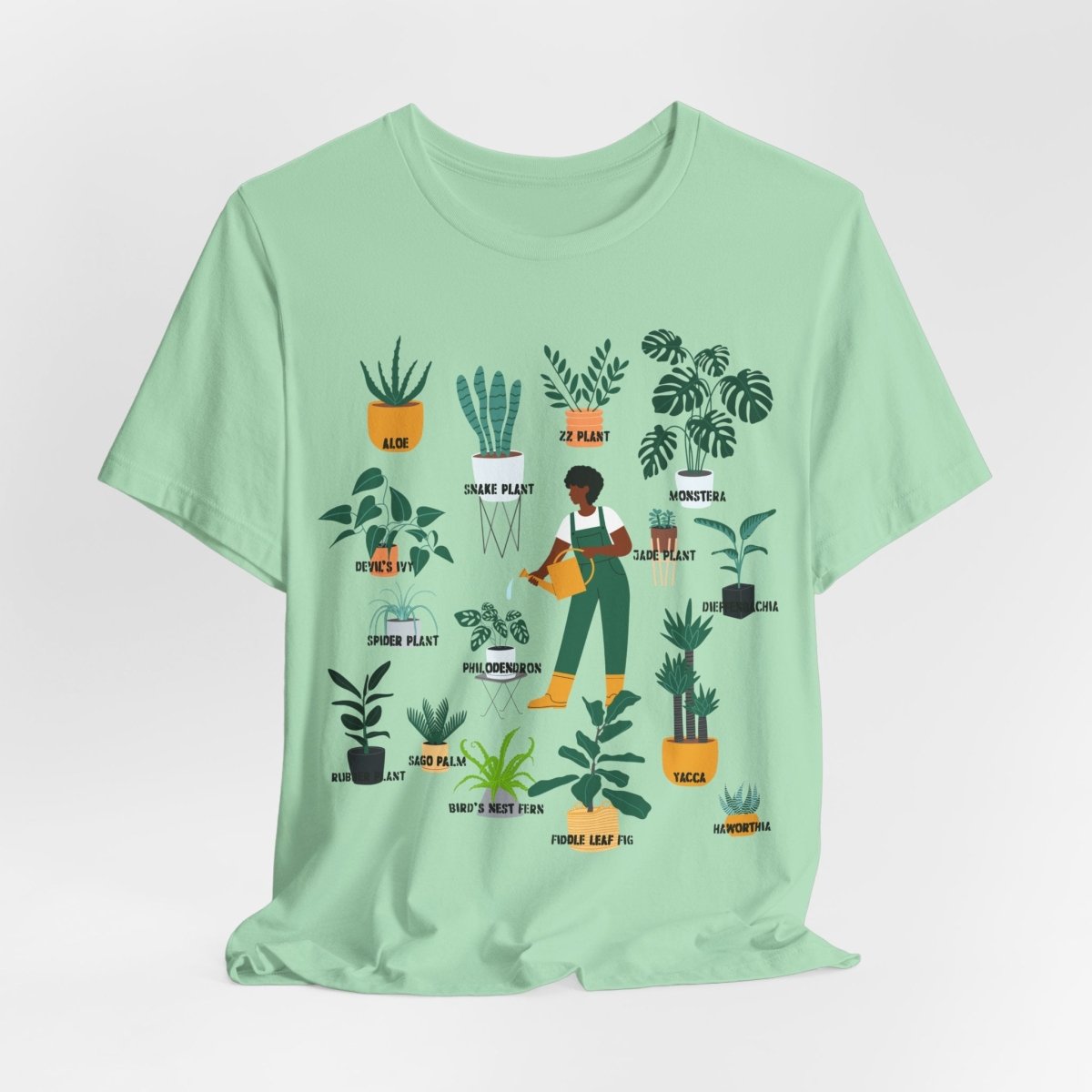 Plant ID Shirt - Afrocentric Art by The Trini Gee