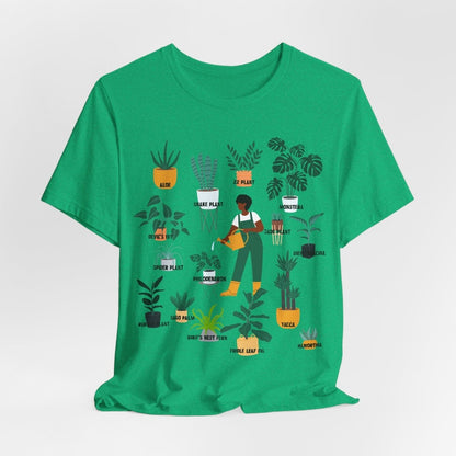 Plant ID Shirt - Afrocentric Art by The Trini Gee
