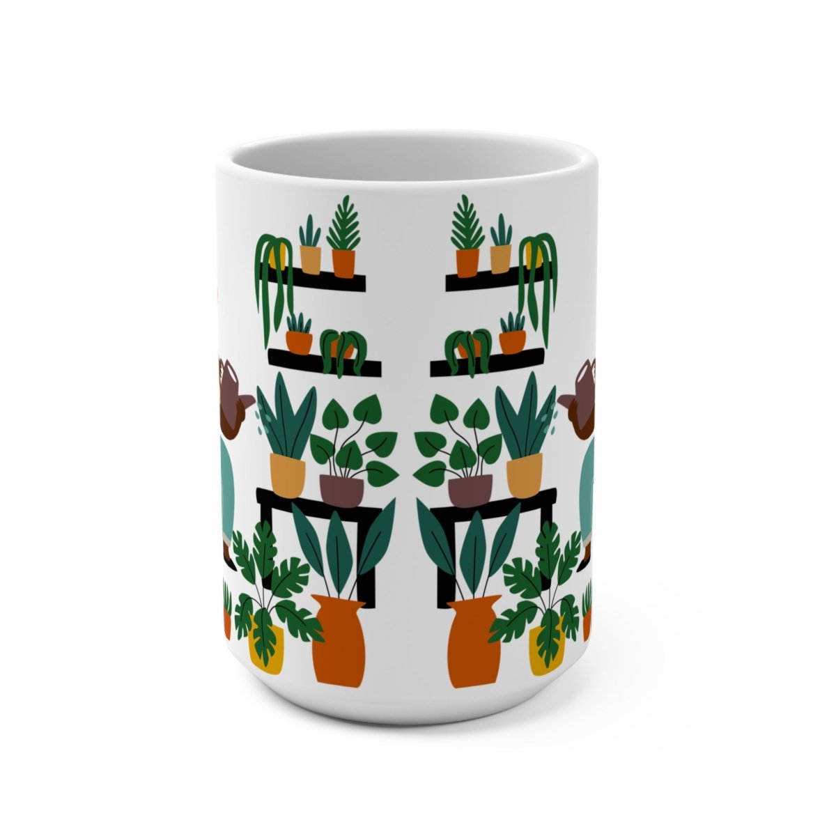 Plant Lady Mug - Afrocentric Art by The Trini Gee
