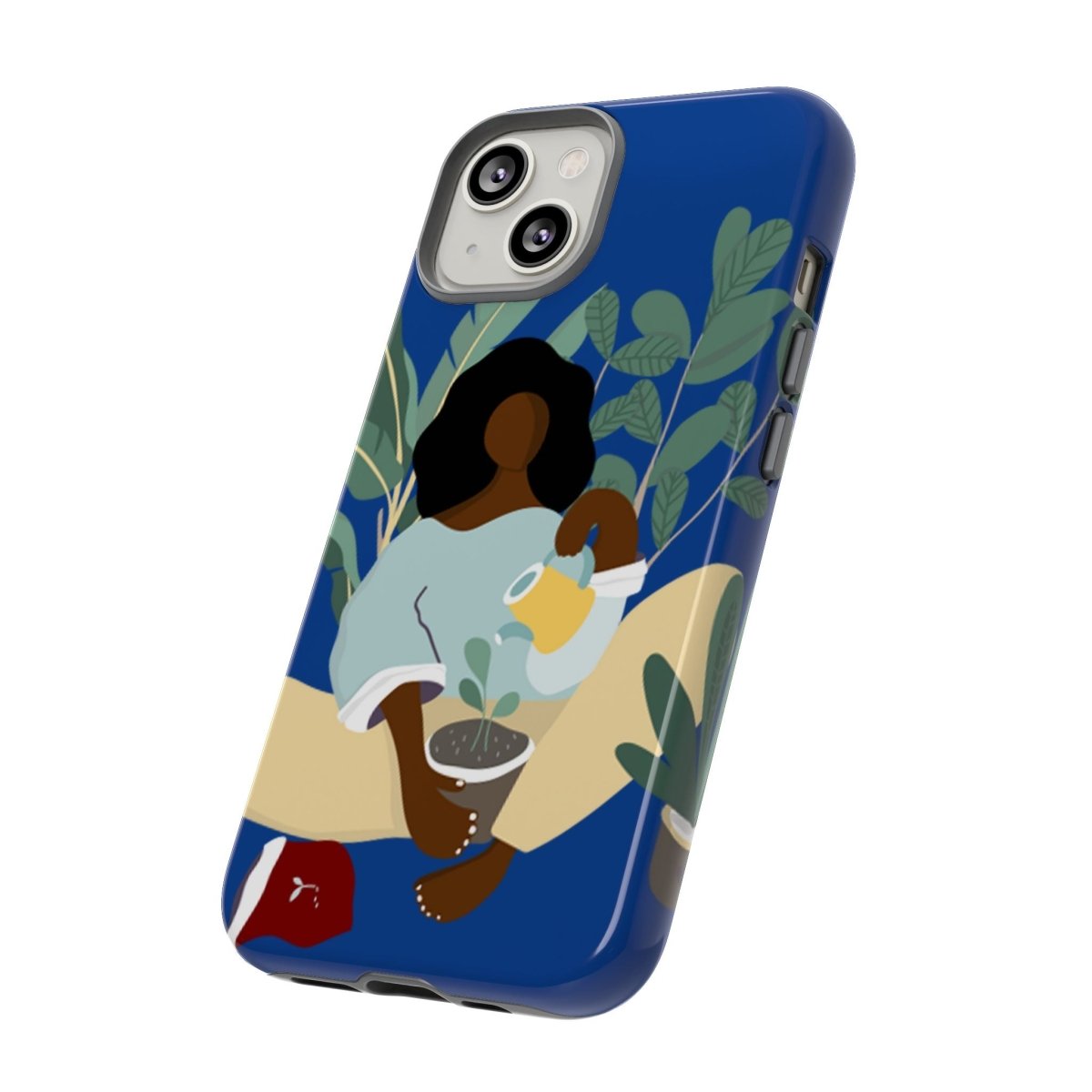 Plant Lady Phone Cases - Afrocentric Art by The Trini Gee