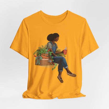 Plant Lady Shirt - Afrocentric Art by The Trini Gee