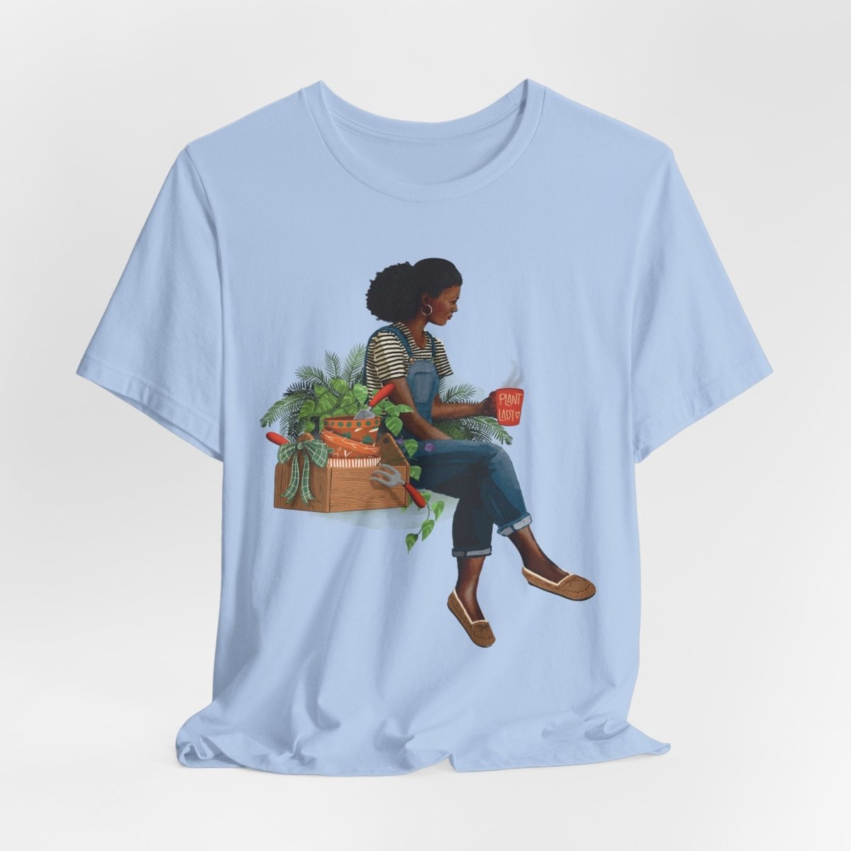 Plant Lady T-Shirt - Afrocentric Art by The Trini Gee