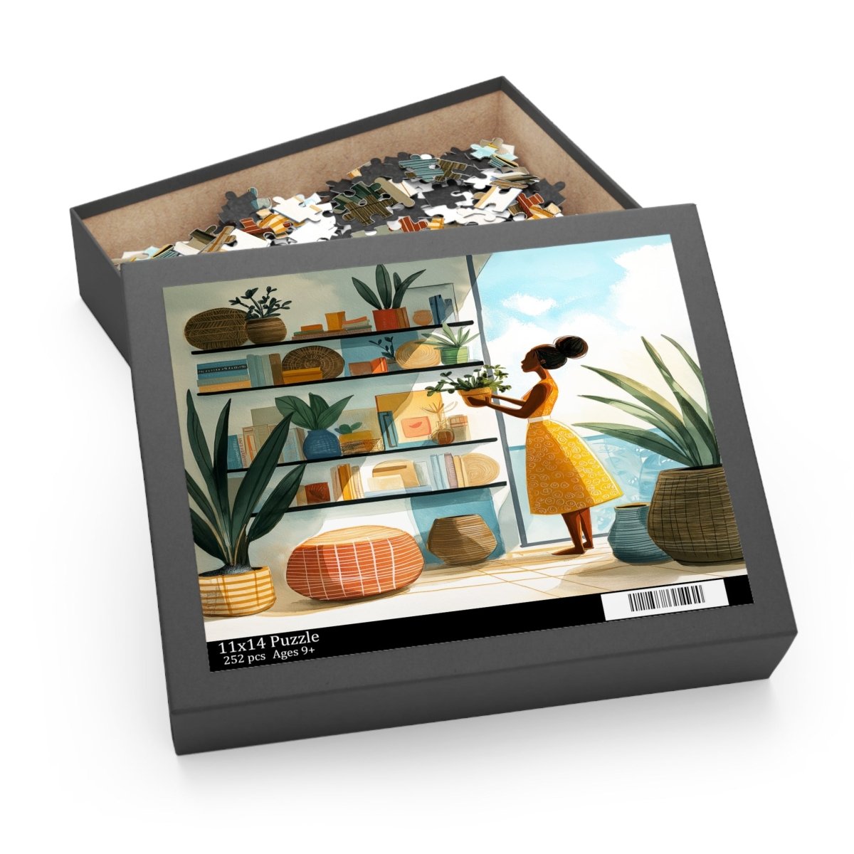 Plant Mama Puzzle - Afrocentric Art by The Trini Gee