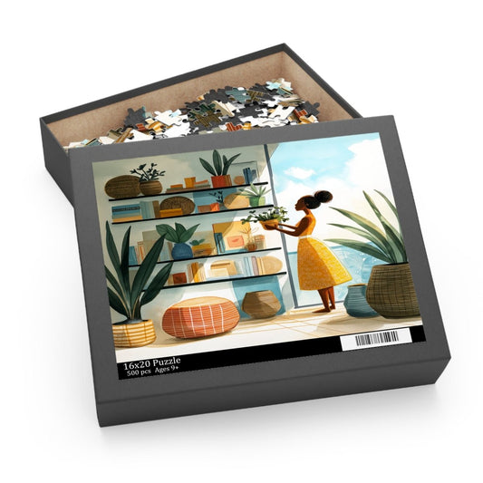 Plant Mama Puzzle - Afrocentric Art by The Trini Gee