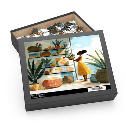 Plant Mama Puzzle - Afrocentric Art by The Trini Gee