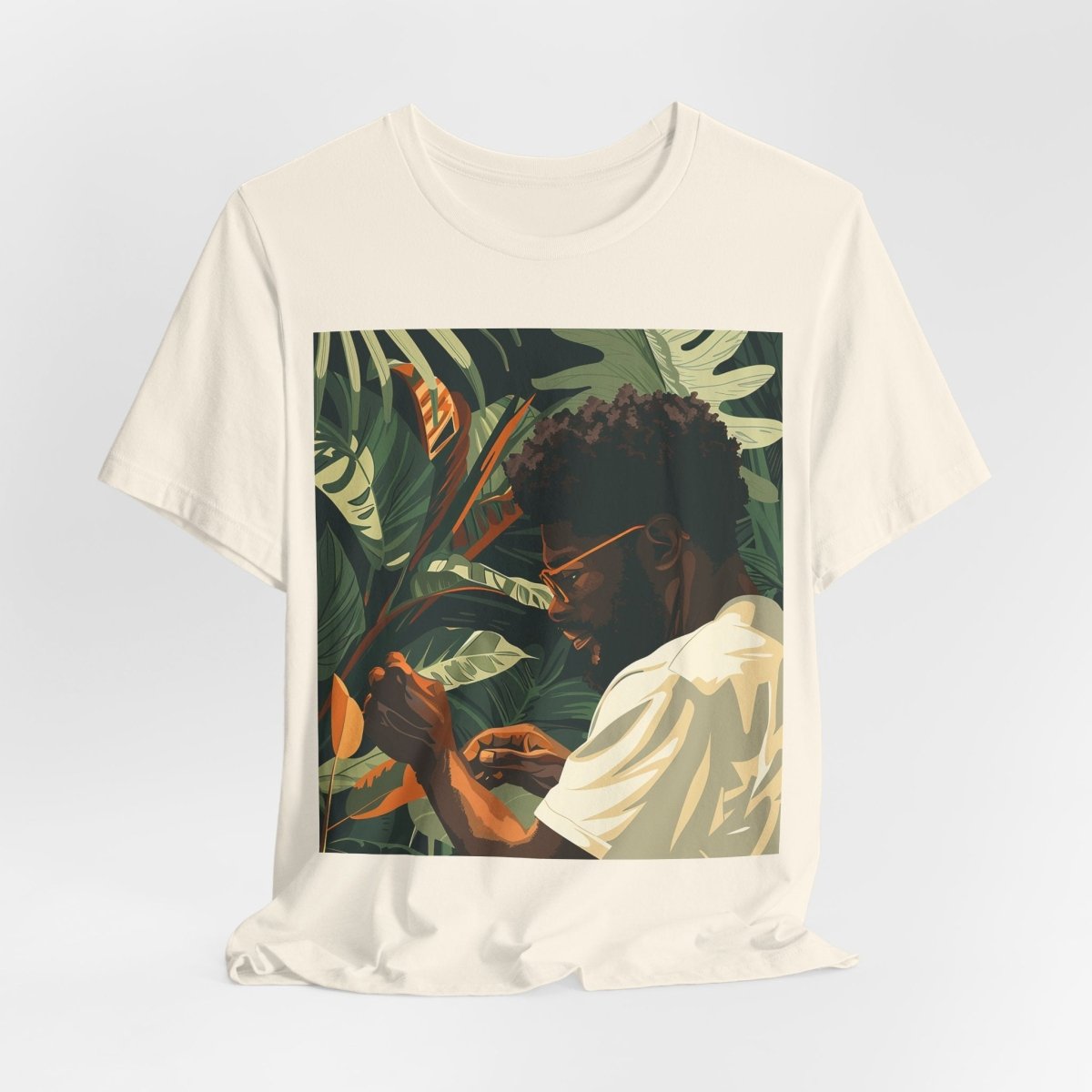 Plant Man Shirt - Afrocentric Art by The Trini Gee