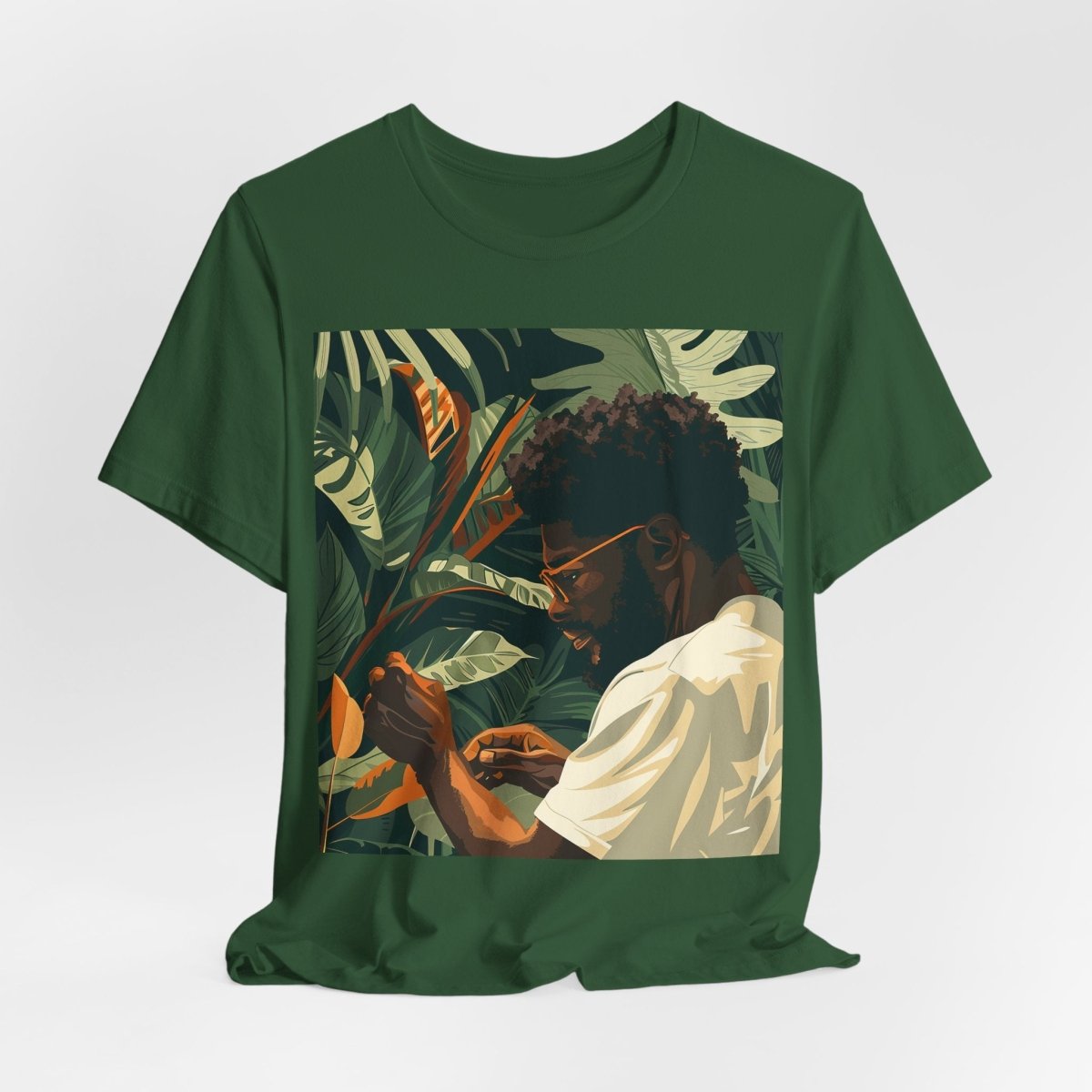 Plant Man Shirt - Afrocentric Art by The Trini Gee