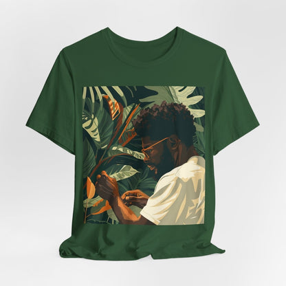 Plant Man Shirt - Afrocentric Art by The Trini Gee