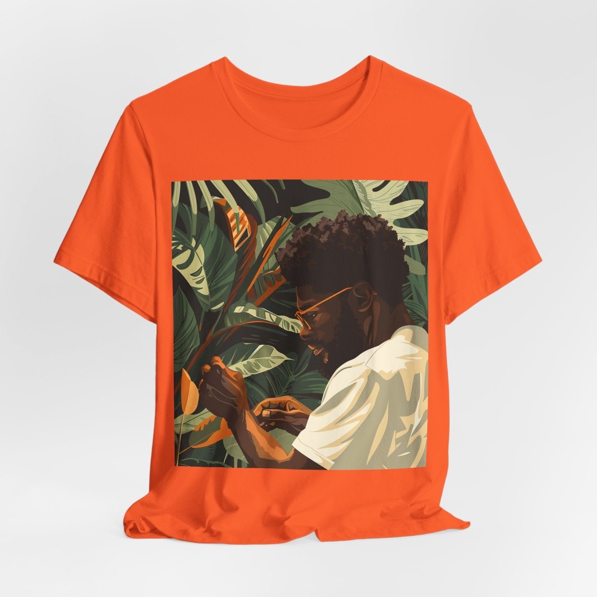 Plant Man Shirt - Afrocentric Art by The Trini Gee