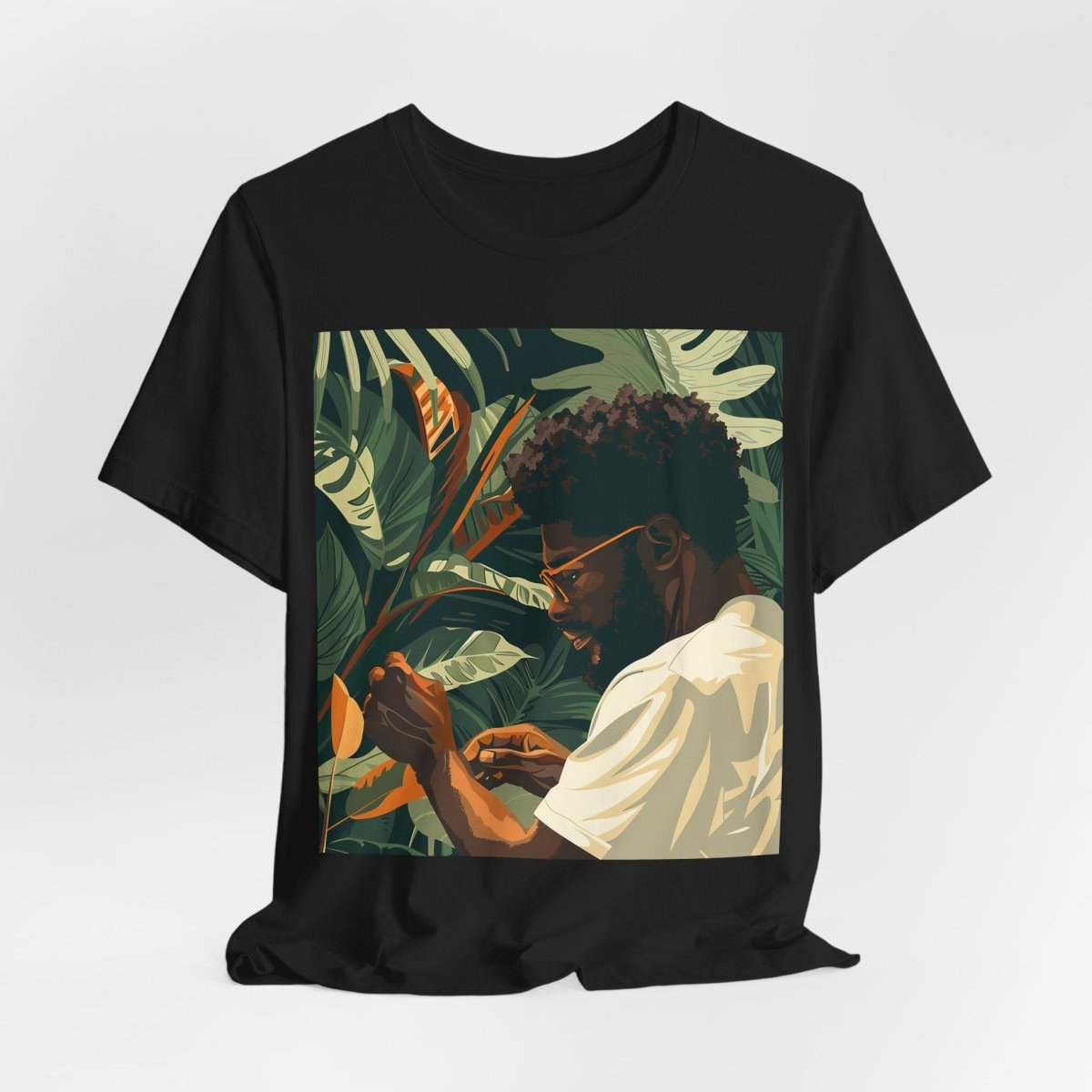 Plant Man Shirt - Afrocentric Art by The Trini Gee