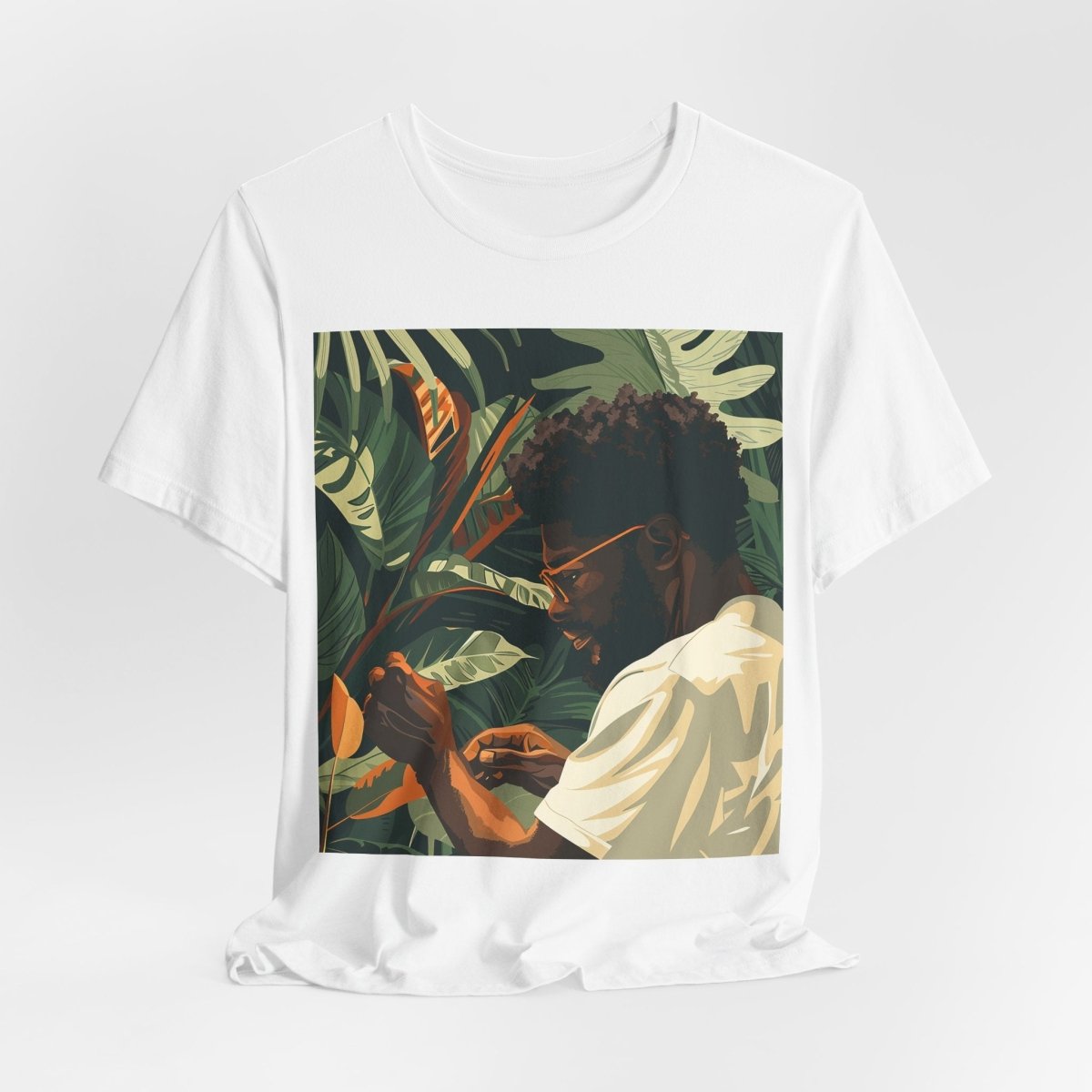 Plant Man Shirt - Afrocentric Art by The Trini Gee