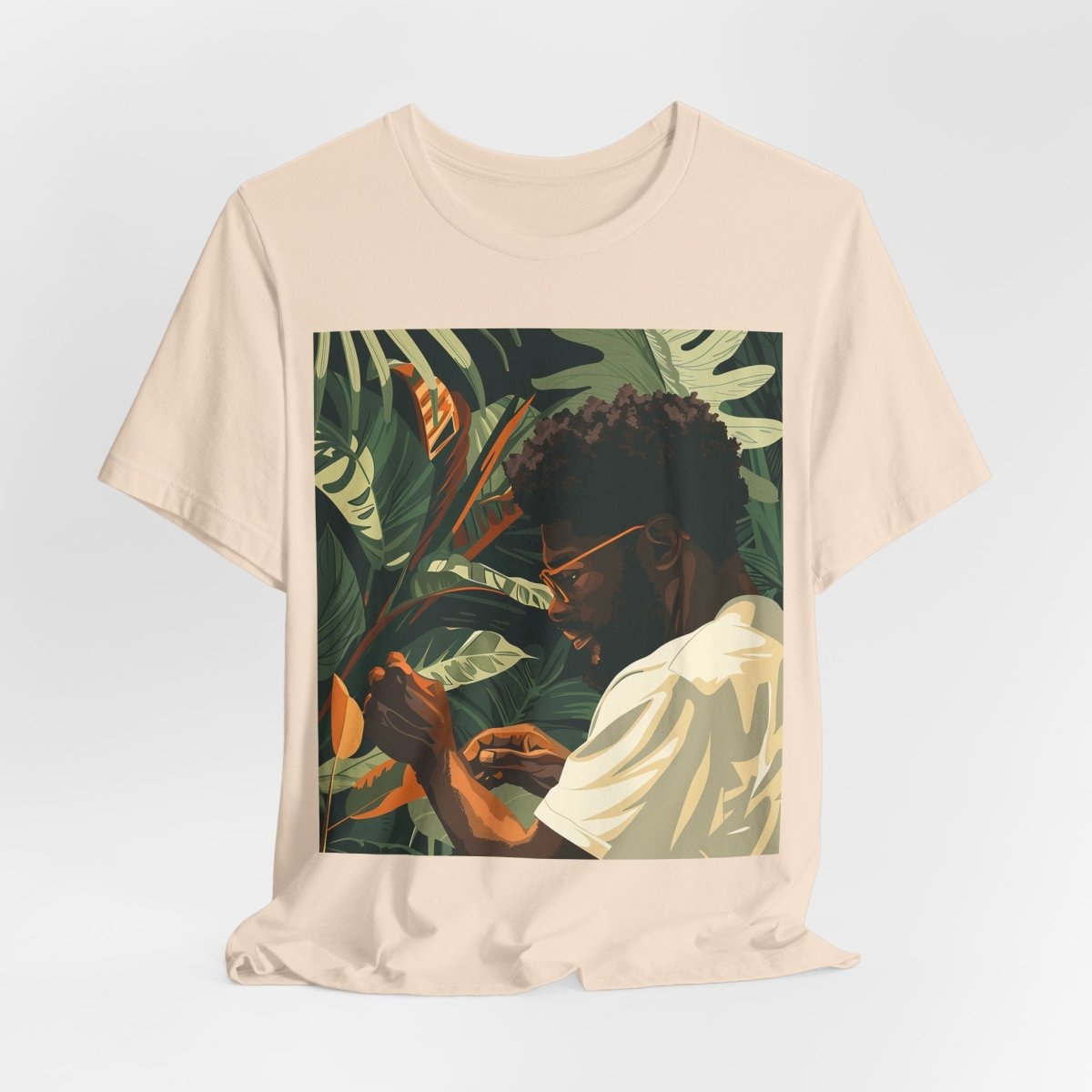 Plant Man Shirt - Afrocentric Art by The Trini Gee