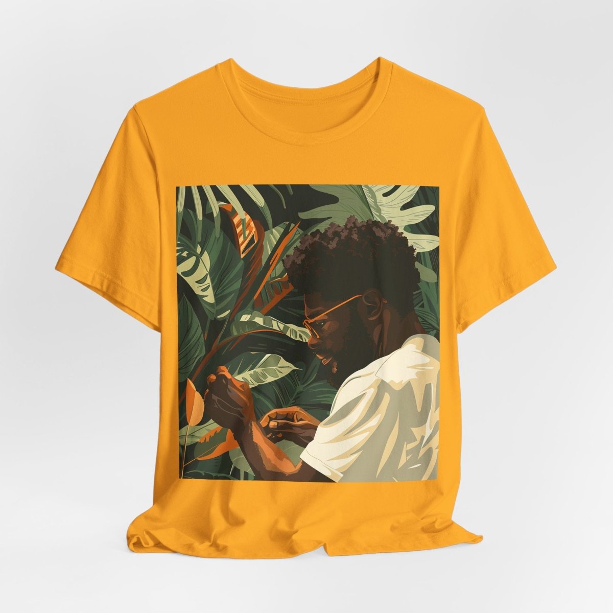 Plant Man Shirt - Afrocentric Art by The Trini Gee