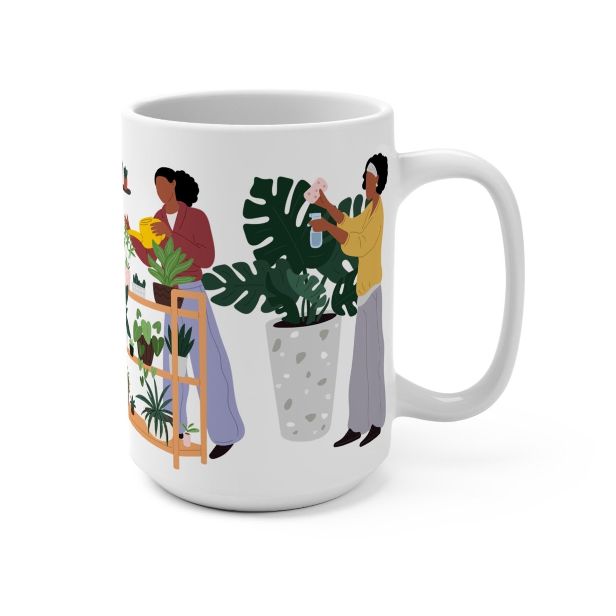 Plant People Mug - Afrocentric Art by The Trini Gee