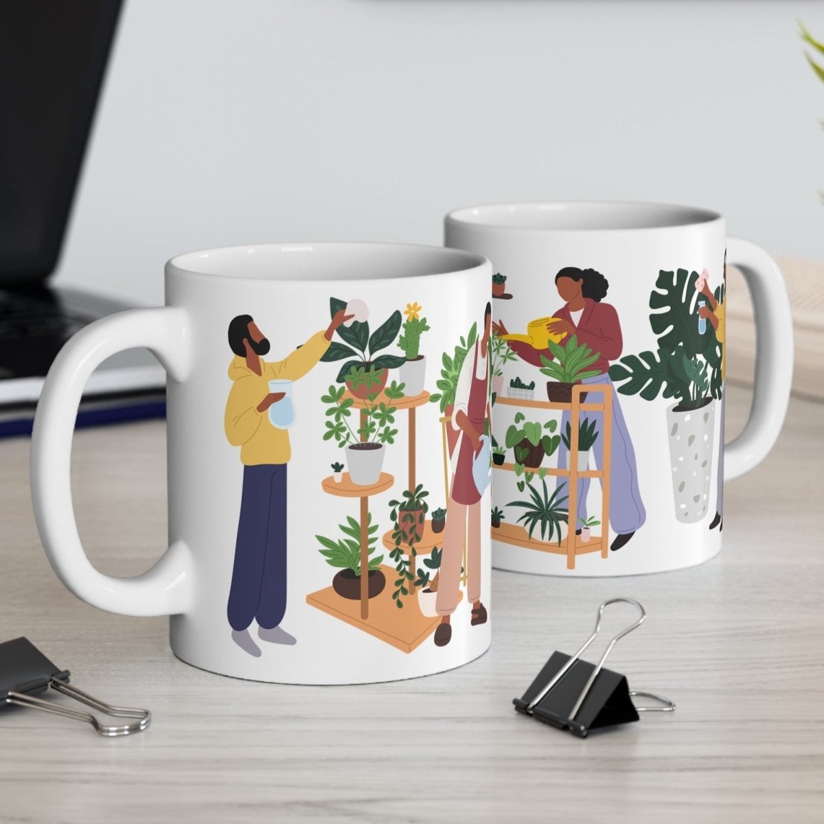 Plant People Mug - Afrocentric Art by The Trini Gee