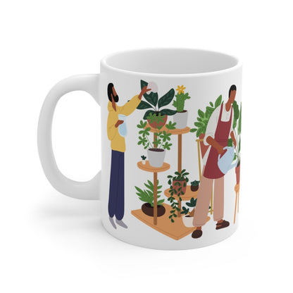 Plant People Mug - Afrocentric Art by The Trini Gee