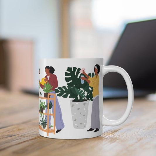Plant People Mug - Afrocentric Art by The Trini Gee