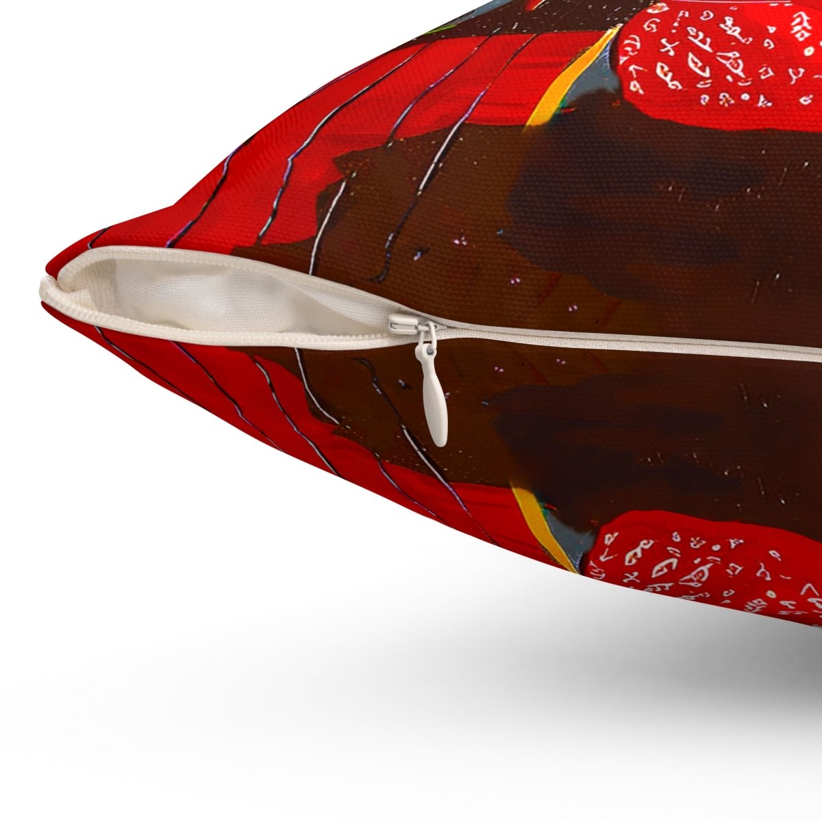 Plant Room Pillow - Afrocentric Art by The Trini Gee