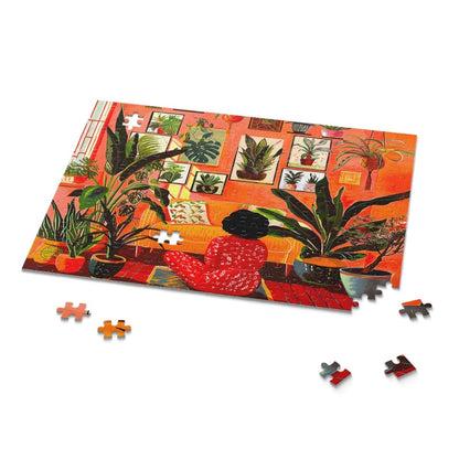 Plant Room Puzzle - Afrocentric Art by The Trini Gee