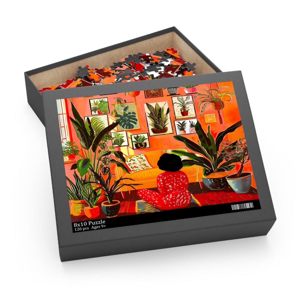 Plant Room Puzzle - Afrocentric Art by The Trini Gee