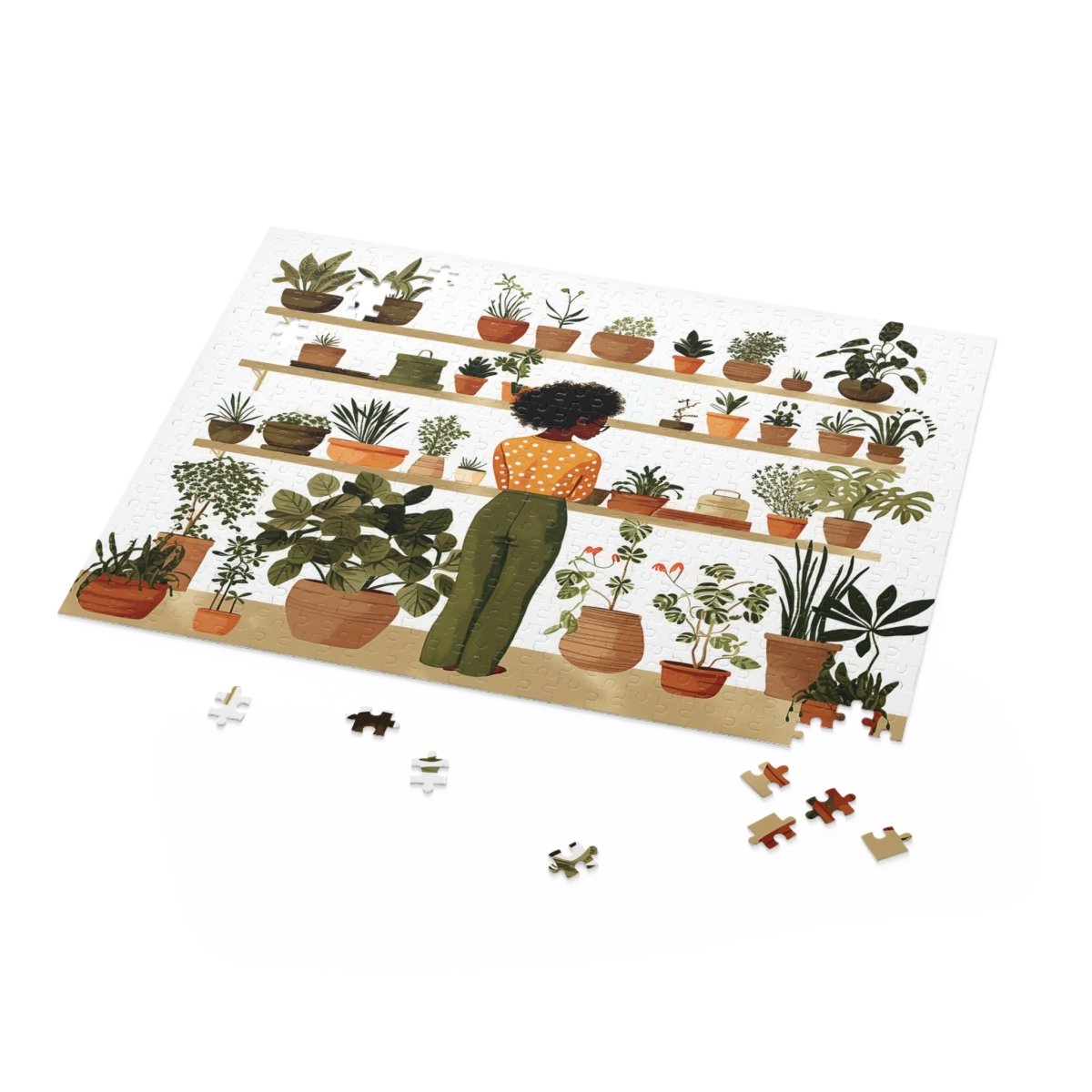 Plant Study Puzzle - Afrocentric Art by The Trini Gee