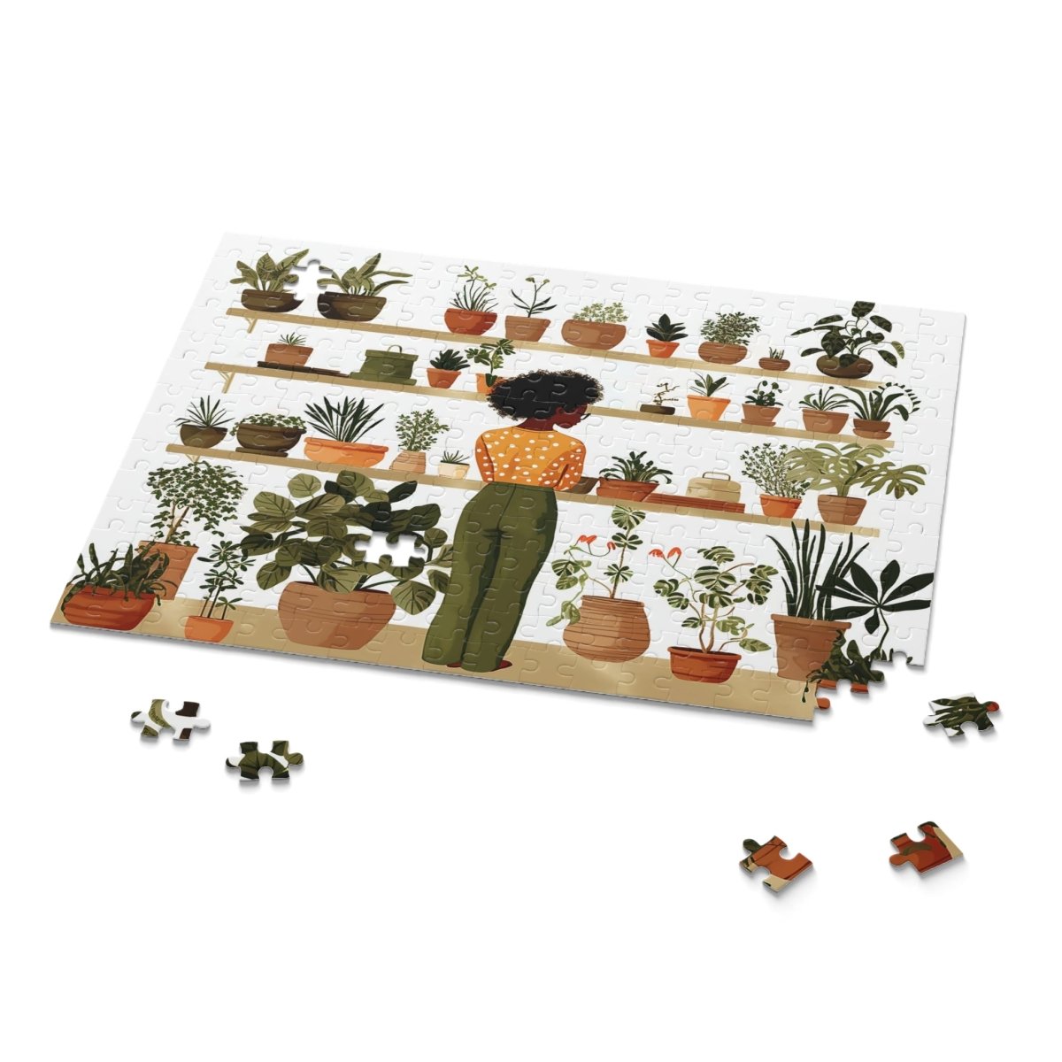 Plant Study Puzzle - Afrocentric Art by The Trini Gee