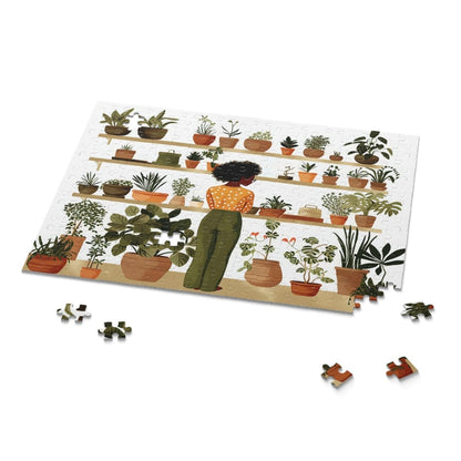Plant Study Puzzle - Afrocentric Art by The Trini Gee
