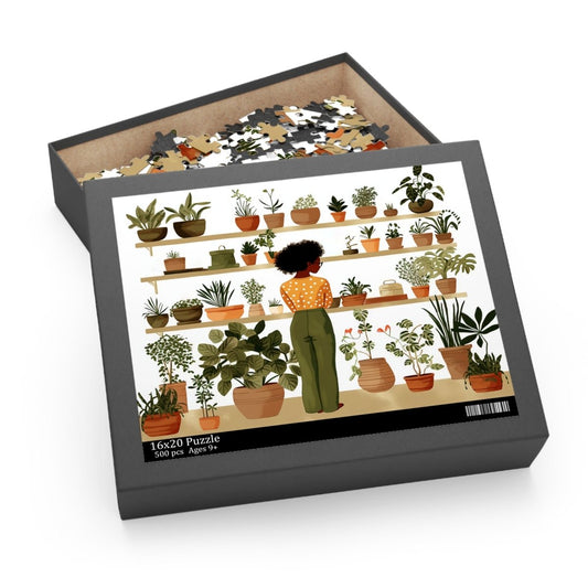 Plant Study Puzzle - Afrocentric Art by The Trini Gee