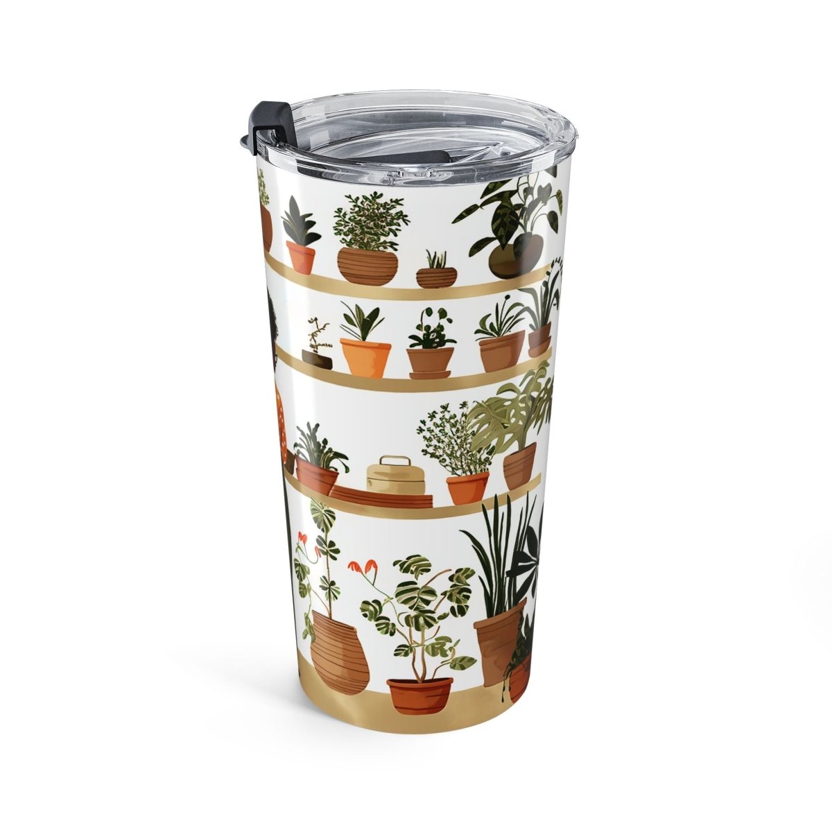 Plant Study Tumbler - Afrocentric Art by The Trini Gee