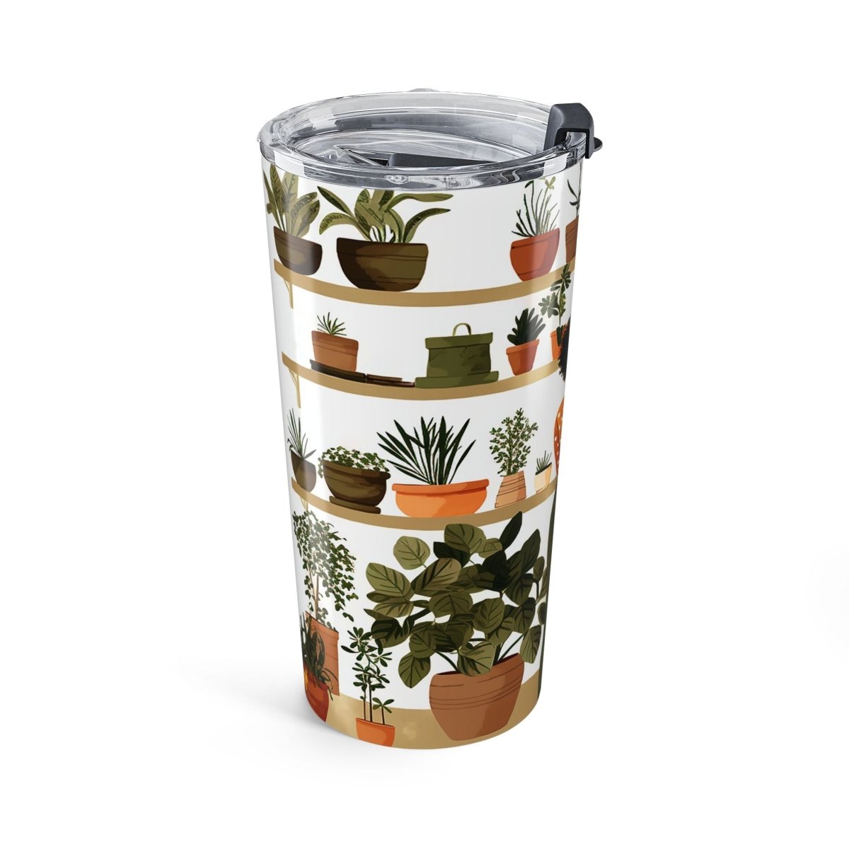 Plant Study Tumbler - Afrocentric Art by The Trini Gee