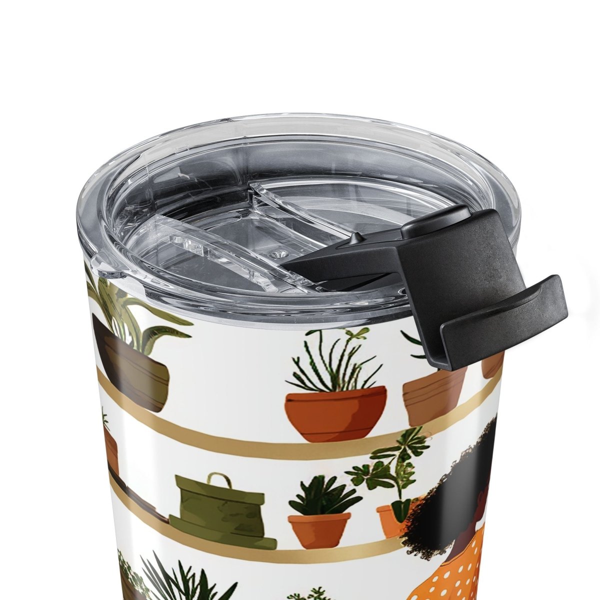 Plant Study Tumbler - Afrocentric Art by The Trini Gee