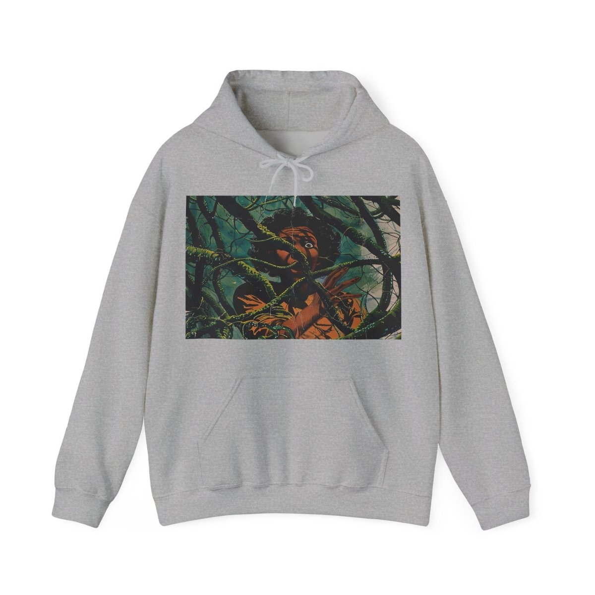 Plant Trap Hoodie - Afrocentric Art by The Trini Gee